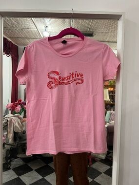Hayley Elsaesser Sensitive Snake Fitted Baby Tee